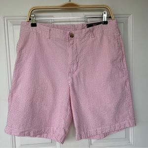 Vineyard Vines Pink Striped Flat Front Men’s Shorts